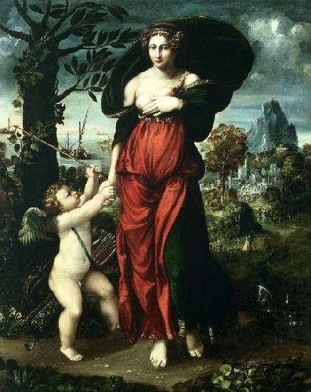 Venus and Cupid, unknow artist